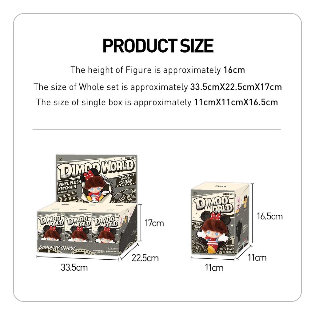POP MART DIMOO WORLD × DISNEY Series плюшевый брелок [1 шт.] Pop Mart Gachapon Blind Box Фигурка Пластиковая модель Премиум Игрушка ПВХ Мягкий винил Оригинал