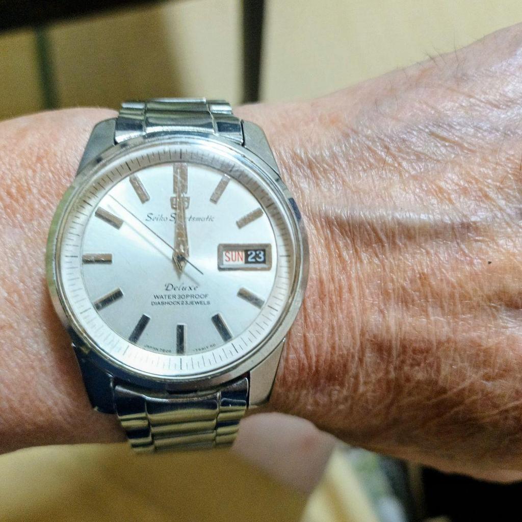 Б/у Сниженная цена SEIKO Sportsmatic 5 Deluxe Автоматические часы