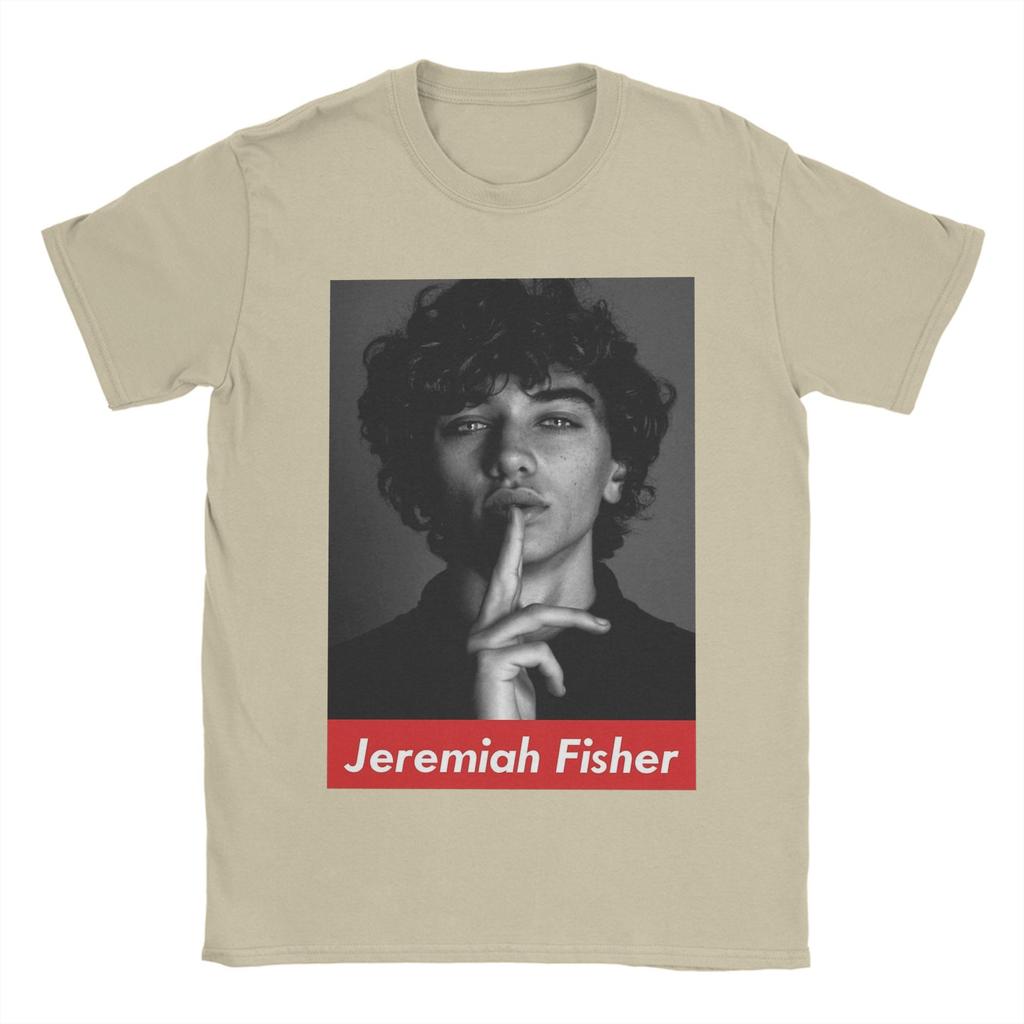 Повседневная футболка JEREMIAH FISHER The Summer I Turned Pretty для мужчин, с круглым вырезом, хлопковая, с коротким рукавом, идея для подарка, топы
