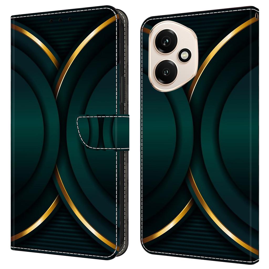 For Honor 400 5G (Глобальный) Чехол-кошелек из искусственной кожи с 3D-рисунком и подставкой