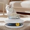 Yousheng Interactive Cat Slow Feeder Electric Puzzle Игрушка для медленного кормления с шариковой дорожкой 2-в-1 Диспенсер для закусок в форме НЛО для домашних кошек