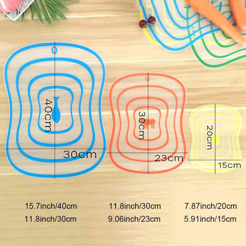 Хорошая пластиковая разделочная доска, нескользящая, матовая, кухонная разделочная доска, кухонный инструмент