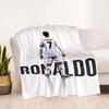Ronaldo's Crz Football Legends Blanket Ultra-Soft Great for Sofa Livingroom Seaside Four Seasons Universal Modern Gift for Travel Home Birthdays