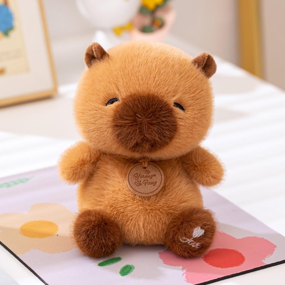 Мягкие игрушки слон плюшевая кукла ленивец кошка капибара мягкая игрушка для детей