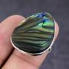 Abalone Shell Handmade 925 Sterling Silver Jewelry Ring Size 7 I3g08