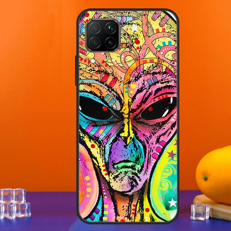 Чехол 'Инопланетный НЛО' для Huawei Nova 7i 8i 11i 12i 12s 9 10 SE Y91 Y90 Y60 Y70 Y72 Y61 P30 P40 Lite P60 Pro