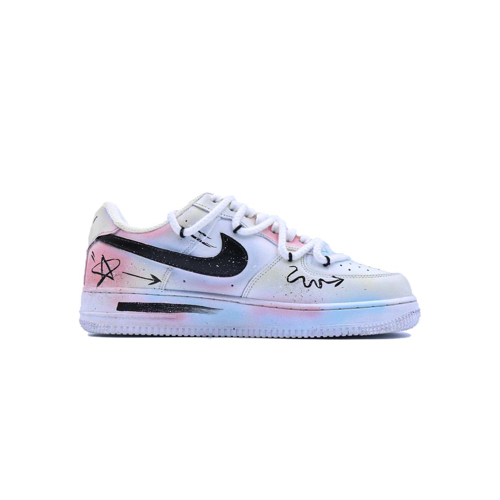 Nike Air Force 1 Singularity, Iridescent Star Butterfly Cushioning, Wear Resistant Low top Casual Shoes Unisex CW2288-111(team784- )