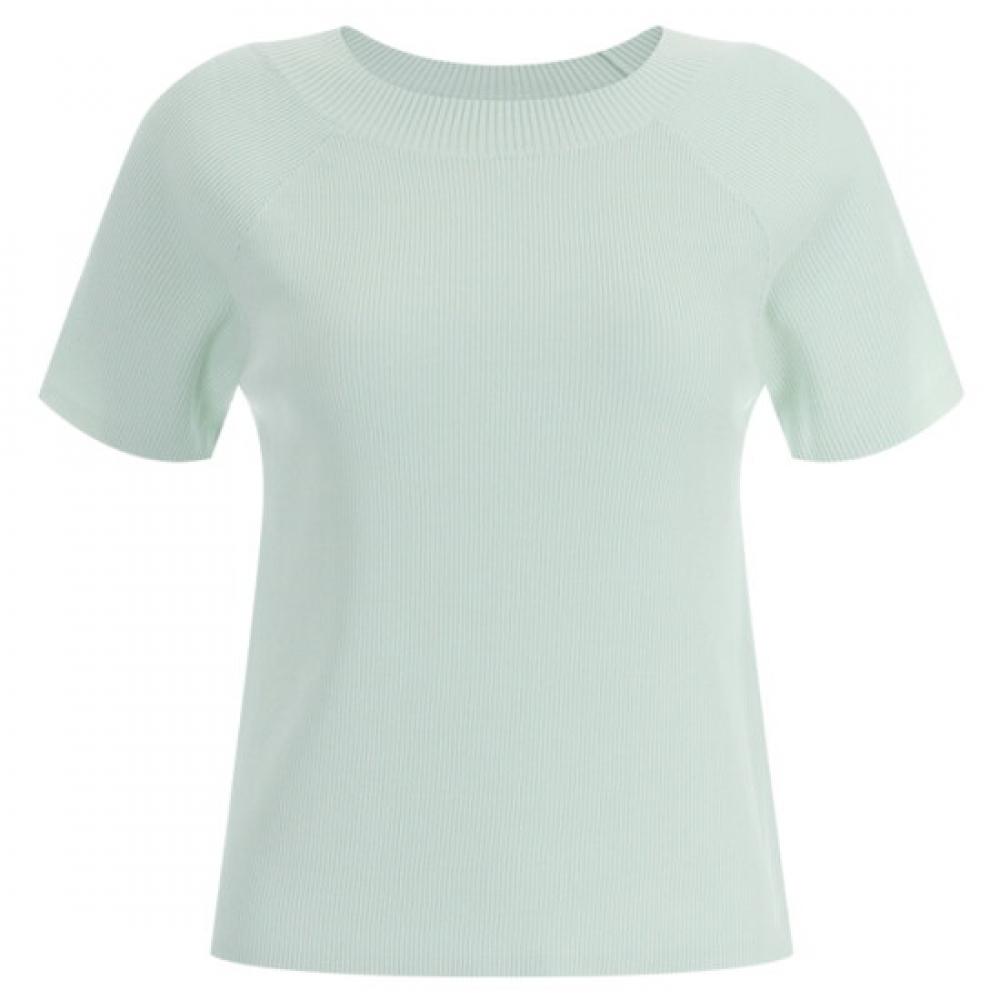 Shop Women BoaT Neck Regular FiT ShorT Sleeve KniT T shirT Bom Wkn 12094