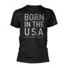 Брюс Спрингстин 'Born In The USA Slogan' Черная футболка - НОВАЯ