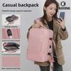 Large-Capacity Multifunctional Backpack: Business Laptop, Travel, School, Dry/Wet Separation, Wear-Resistant.