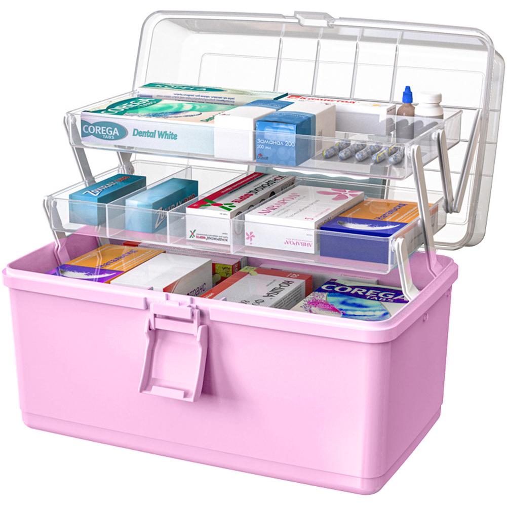 Домашняя косметика, аптечка для хранения лекарств, пластиковый портативный ящик для хранения лекарств