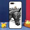 Чехол-скетч с лошадью для Oppo A16 A76 A96 A58 A78 A98 A5 A9 A91 A15 A17 A77 A52 A72 A74 A94 A54S A57S