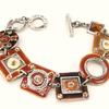 [F6025] - Designer Bracelet 'Esmeralda' Brown