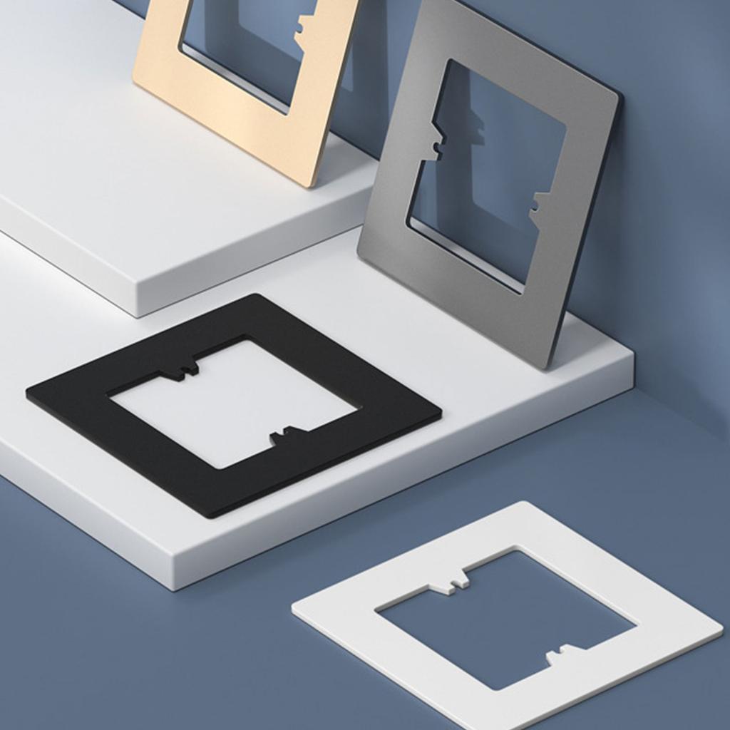 Тип 86 Настенная керамическая плитка Панель выключателей Крышка отверстия Пластиковые выключатели Рамка розетки Настенные панели Декоративная рамка-крышка