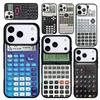 Чехол Case для iPhone 17 Air 16 Pro Max 15 Plus 11 13 Mini 14 12 Задняя крышка телефона Ретро Странный Забавный Калькулятор