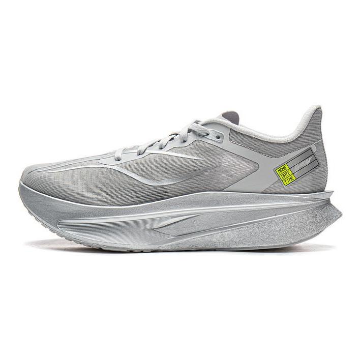 Li Ning Feidian 6 Challenger Амортизация Скользкие Устойчивые к истиранию Легкие Низкие Кроссовки для бега Мужские Серый ARMW003-7