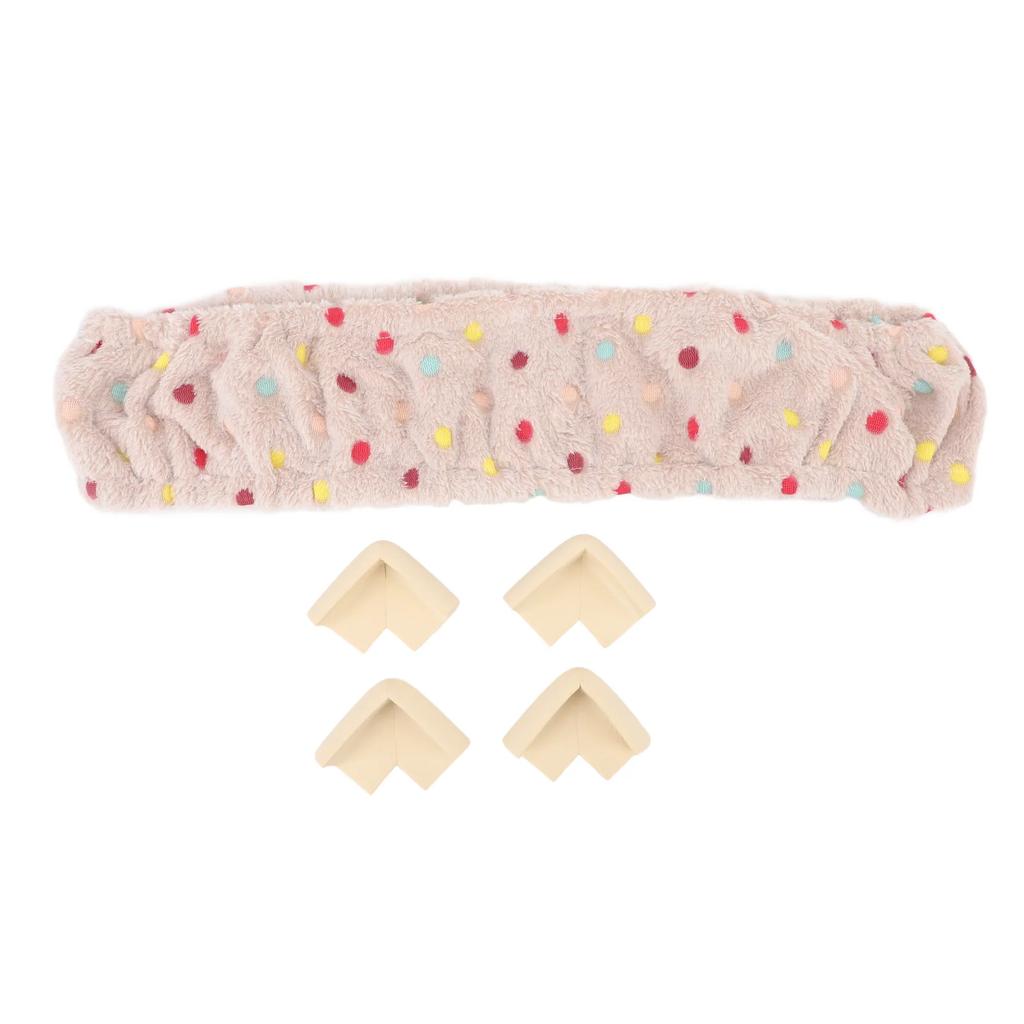 Rug Hooking Frame Cover Elastic Band Punch Needle Gripper Strip Flannel Cover For Cross Stitch Embroidery Hoop 40x40cm