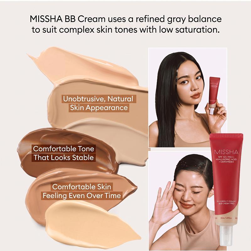 MISSHA M Perfect Cover BB Cream Pro SPF42 PA+++ 50мл (4 варианта)