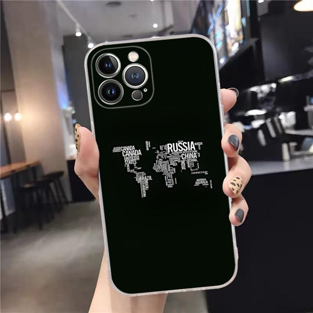 География Путешествия летать Чехол для телефона Для iPhone 15 14 11 12 13 Mini Pro XS Max Чехол 6 7 8 Plus X XR SE 2020 Funda Оболочка