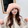 Women's Cashmere Hat Three Wool Balls Autumn Winter Cap Cute Fleece Thickened Warm Solid Knitted Hats