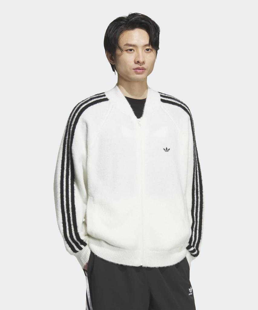 Adidas Knit Superstar Track Top - White / Kd9397