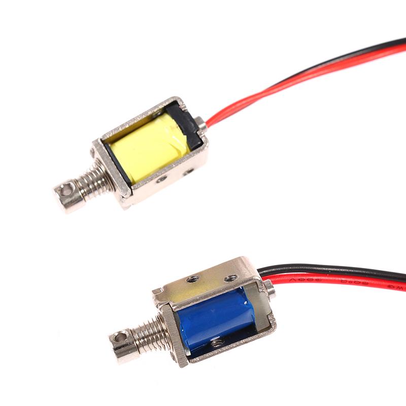 Двухтактный соленоид постоянного тока 3 В, 5 В, 6 В, 9 В, 12 В, тип электромагнита, ход 4 мм