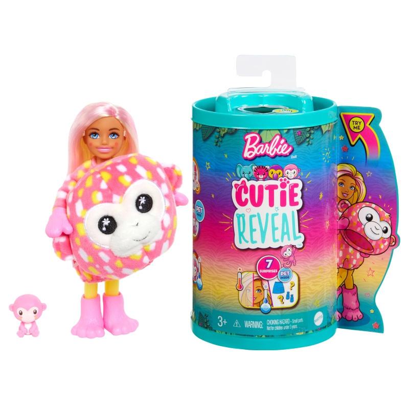 BARBIE Cutie Reveal Кукла Челси ОБЕЗЬЯНКА Джунгли MATTEL