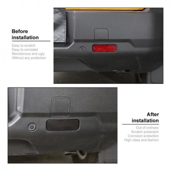 Дымчато-черная накладка на заднюю левую и правую противотуманные фары для Ford Bronco Sport 21+