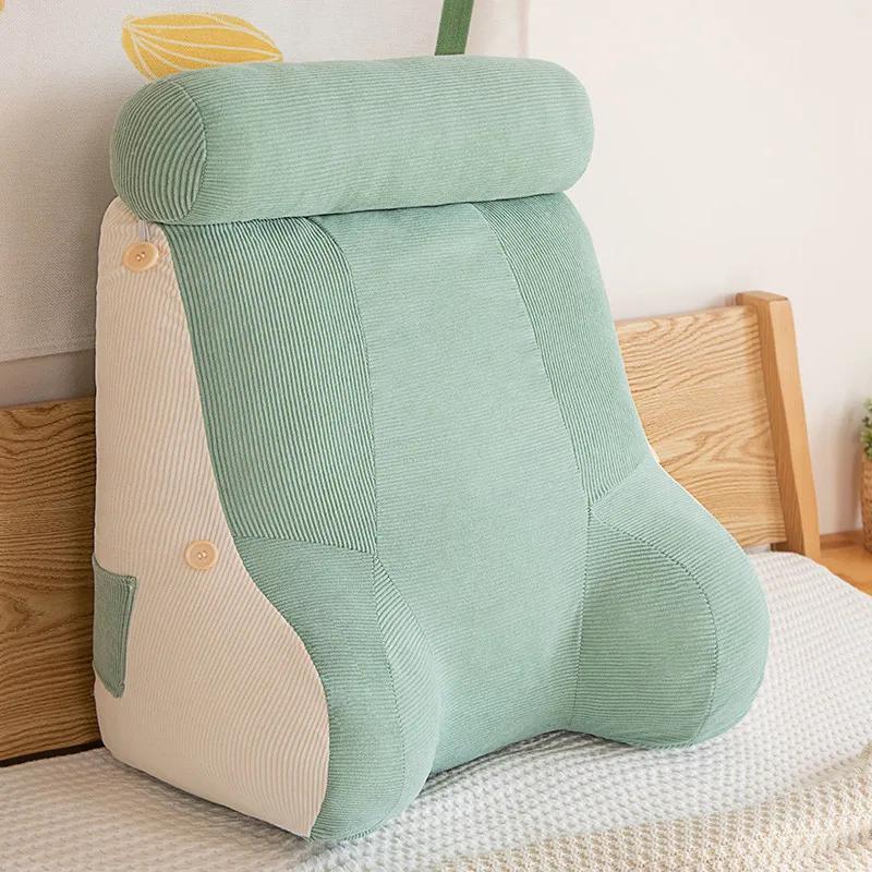 Летняя новая вельветовая подушка Cool Cushion Waistrest Full Fit Large Backrest Многофункциональная однотонная цветная подушка Cool Cushion Waistrest