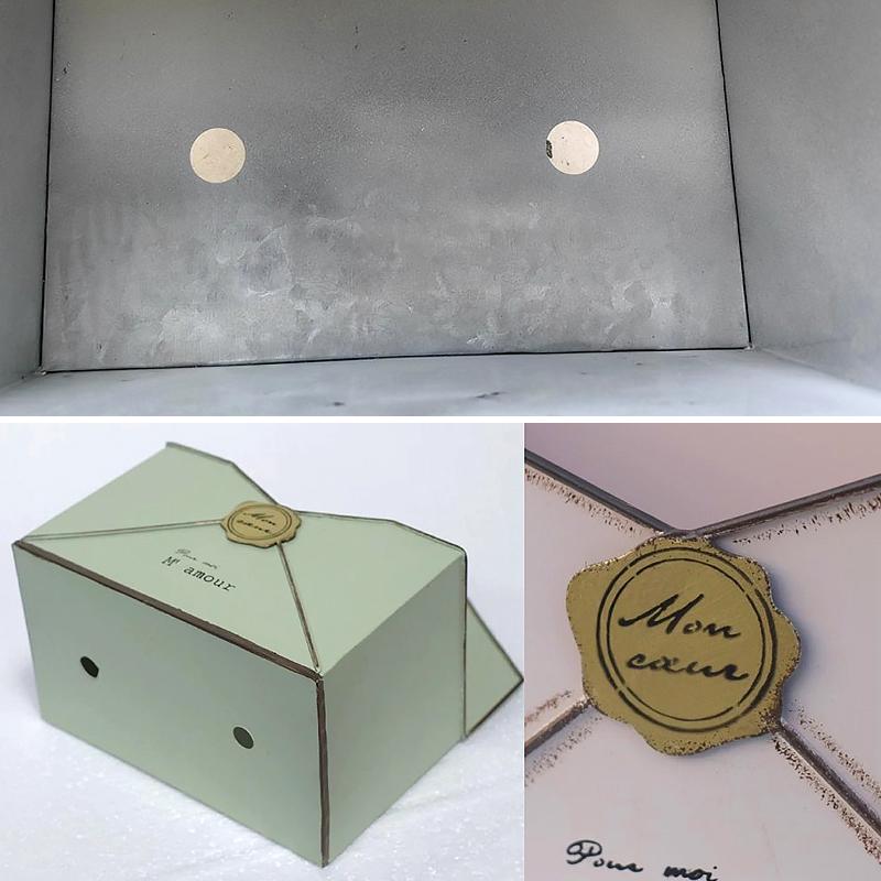 1 шт. конверт стиль сделать старый сад украшение оригинальный горшок классический настенный железный ящик для цветов