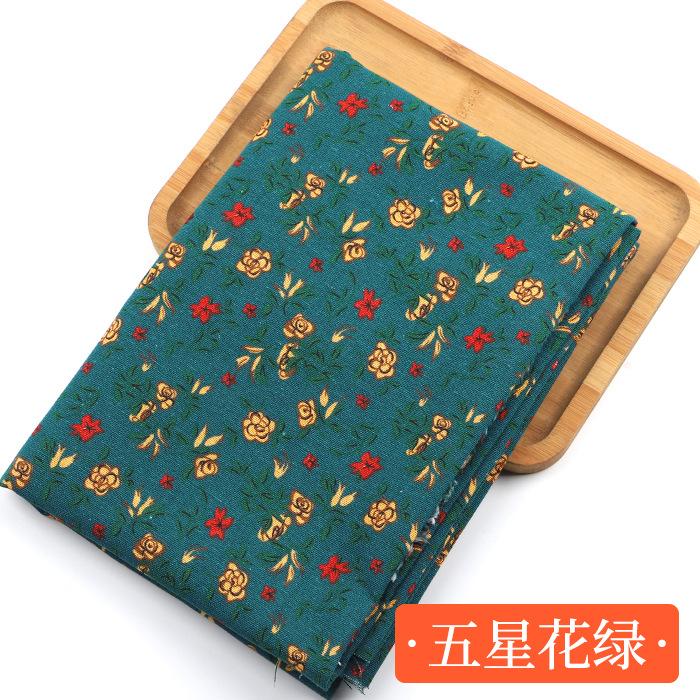 0,5 м / 1 м / 2 м Винтажная этническая хлопково-льняная ткань с принтом для скатертей, пледов на диван, платьев, ручной работы, DIY, ткани для одежды