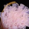 Pearl Edge Bouquet Roll Multiple Color Mesh Wave Yarn Flower Wrapping Mesh Yarn  For Wedding Party