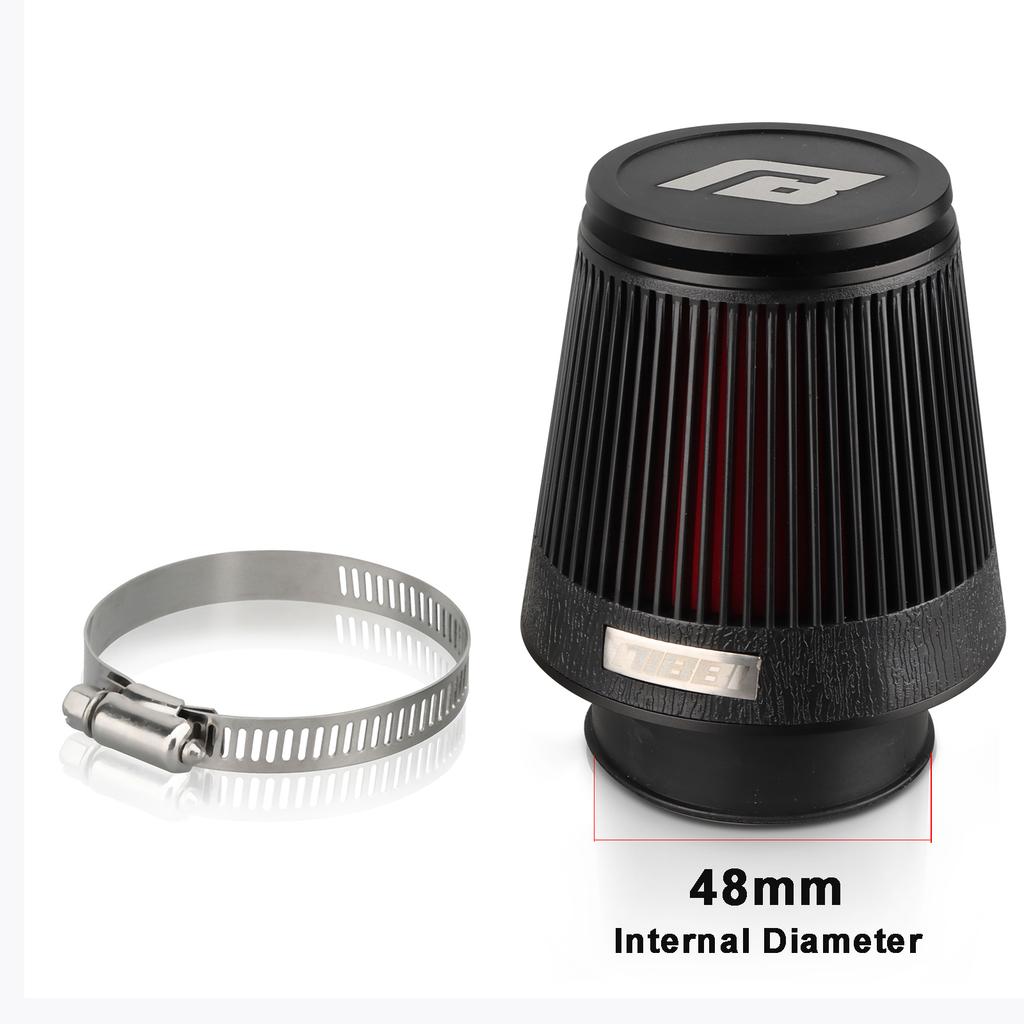 NIBBI Motorcycle CNC Air Filter 42mm 48mm Removable Mushroom Head Air Filters for Yamaha KTM Dirt Pit Bike Motocross Accesories