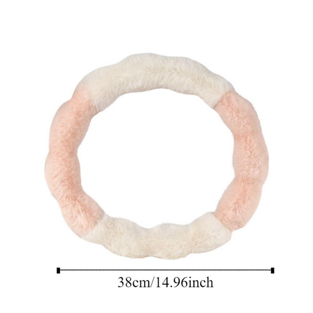 Non-slip Car Steering Wheel Cover Plush Winter Teering Wheel Cover Steer Wheel Protector  Winter