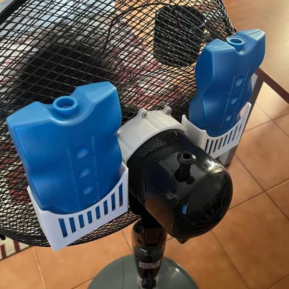 Vertical Mount Fan Ice Pack Holder Simple Design Fan Cooling Mount Household Cooling