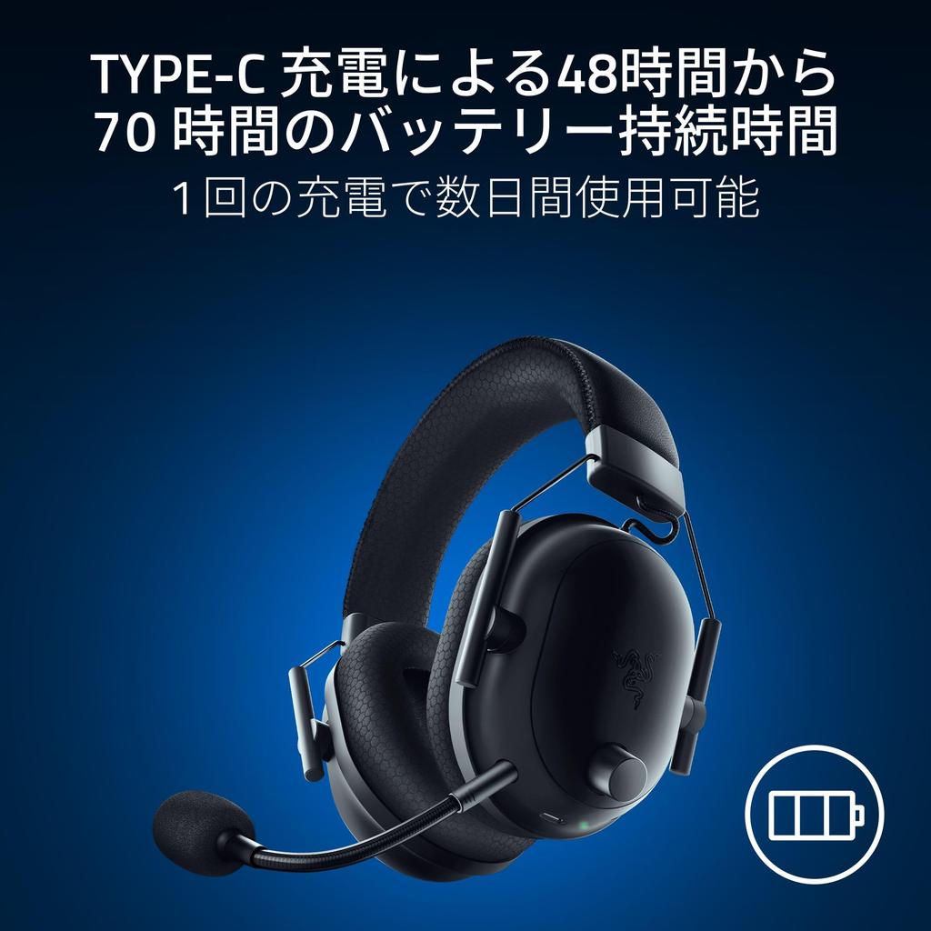 Razer BlackShark V2 Pro for PlayStation Wireless Gaming Headset with HyperSpeed Wireless Bluetooth and HyperClear Super Wideband Microphone for