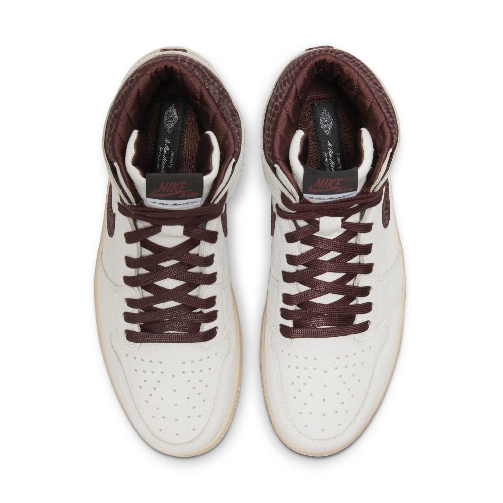 Jordan 1 x A Ma Maniere Retro High OG SP Sail and Burgundy DO7097-100