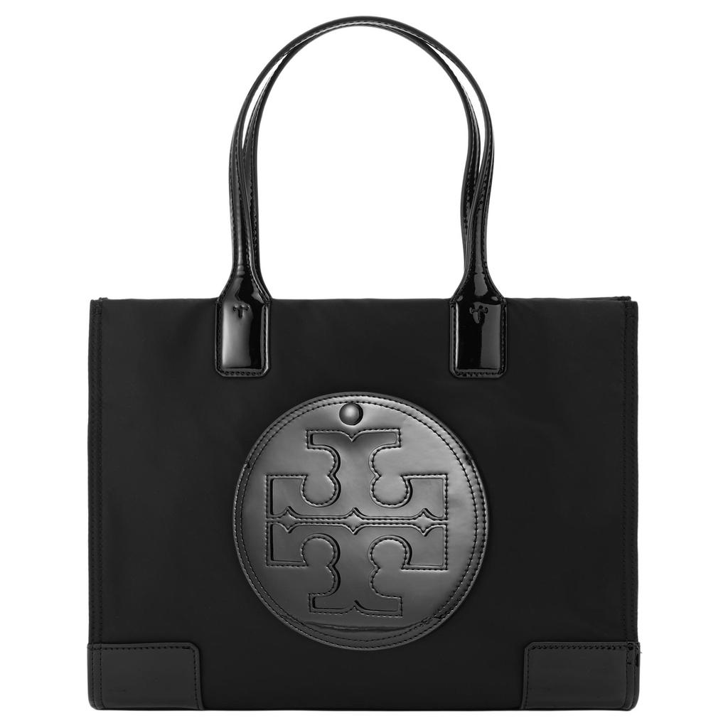 Tory Burch Элла Стильная Сумка-тоут с двойным логотипом T Женские сумки-тоут Черный 90482-001