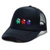 Children  Mesh  Hat Cartoon  Printed Caps Colorful Breathable Sun-proof Sun Hat