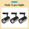 3pcs Led Track Lights Lamp 220V COB Track Lighting Fixture 12/20/30W/40W Spotlights Rail Spots Light Lamps for Shop Home Kitchen