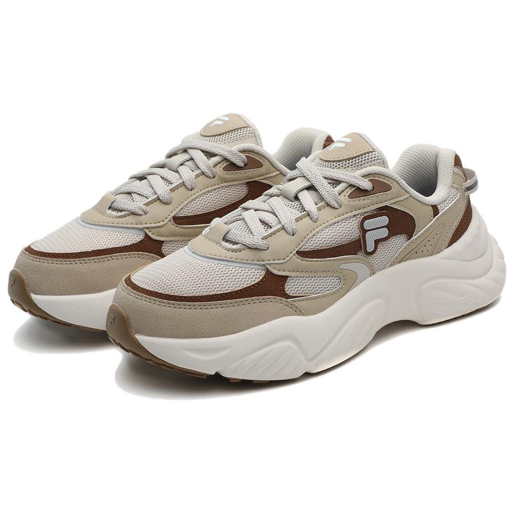Fila Fusion Conch II Ретро Удобные Низкие Повседневные Беговые Кроссовки Женские кроссовки Песочный T12W331607FRS