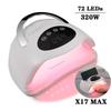 320W 10S Quick Dry Nail Gel Polish Home Salon Nail Dryer Lamp Automatic Infrared Sensor Manicure Device UV LED Nail Lamp