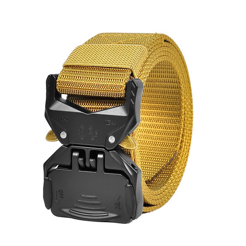 Новый мужской нейлоновый ремень с тактической пряжкой, повседневная рабочая одежда, быстросъемные уличные ремни, универсальная спортивная одежда, брючный ремень Tide