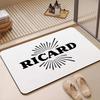 Бренд R-Ricard Коврик для пола, Диатомитовый коврик для ванной, Быстросохнущий, Впитывающий, Многоцелевой коврик