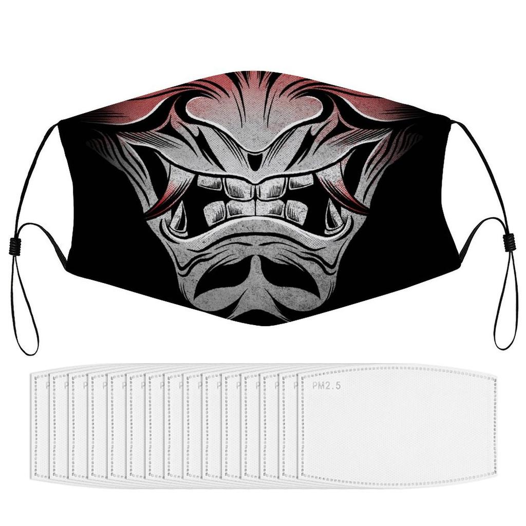 1 упаковка защитных масок для лица со сменными 5/10/15 фильтрами и мягкой эластичной нейлоновой тканью, обеспечивающей дышащую и прочную ежедневную защиту