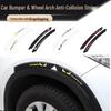Car Bumper & Door Protector: Anti-Collision, Anti-Scratch Rubber Strips for Front, Rear & Wheel Arch Safety