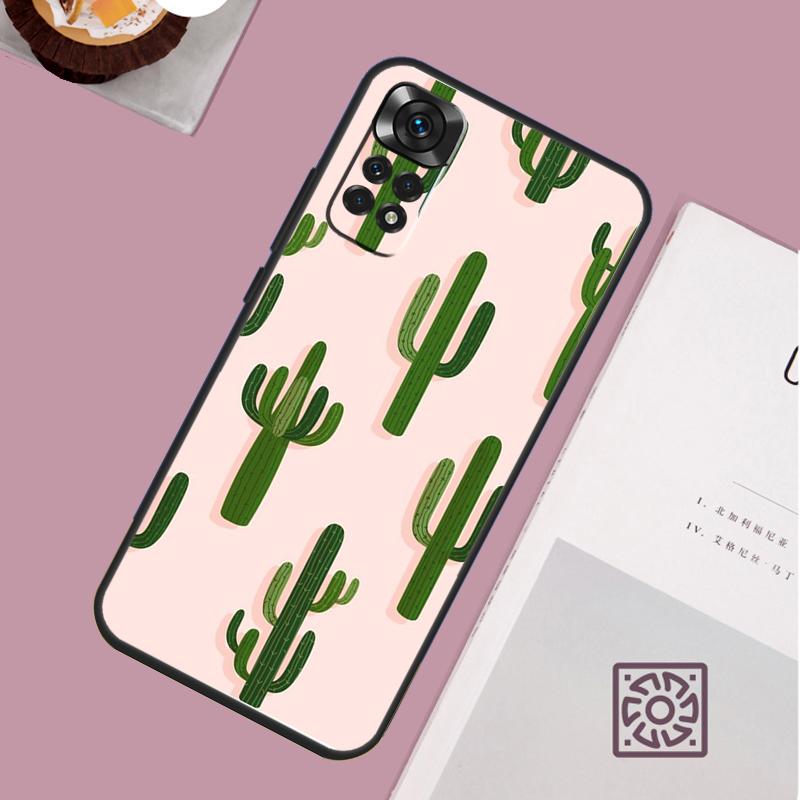 Чехол Растение Кактус Для Xiaomi Redmi Note 14 13 12 11 10 15 Pro Plus Redmi 15 13 13C 10C 12C 14C 15C Чехол