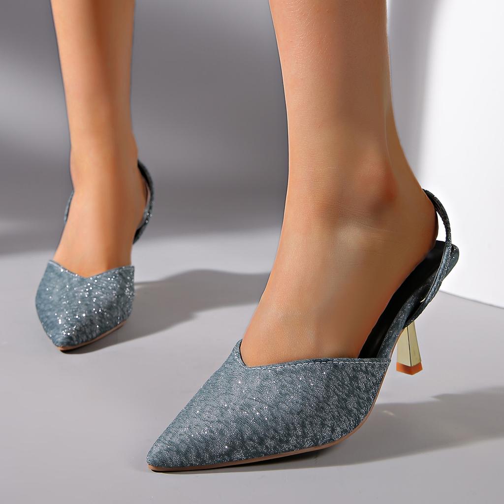 Pointed Toe Fashion Women Designer Luxury High Heels Shoes Women Casual Pumps Slip On Elegant High Heels Shoes for Women