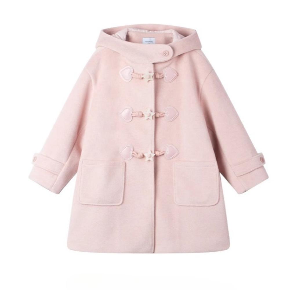 Girls' Coats with Toggle Buttons for Autumn and Winter – Outerwear for Older Girls