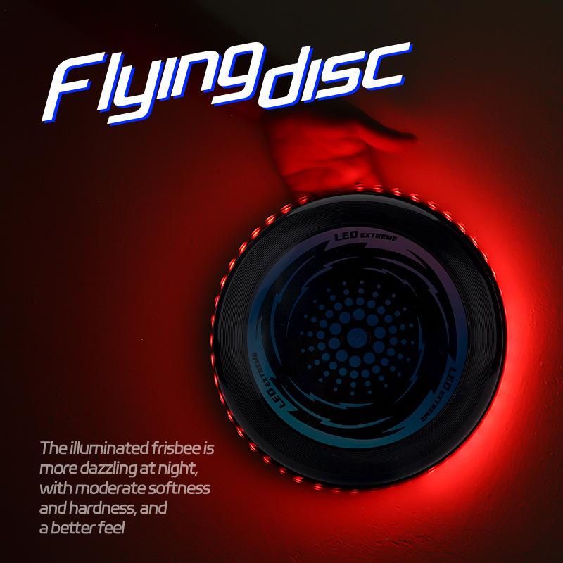 Цветной светящийся фрисби RGB